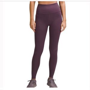 Lululemon Align Women's Burgundy High-Rise Ankle Leggings Size 2 Yoga Running‎